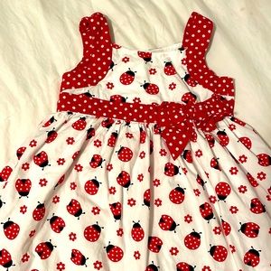 Ladybug toddler dress